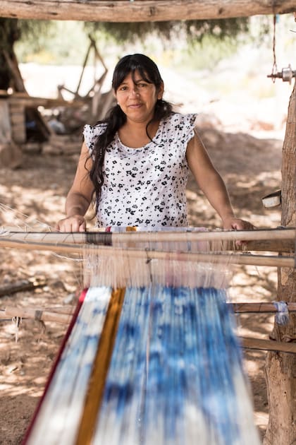 Marcela Gonza, hija de Trinidad Gonza, una de las primeras artesanas de Seclantás.