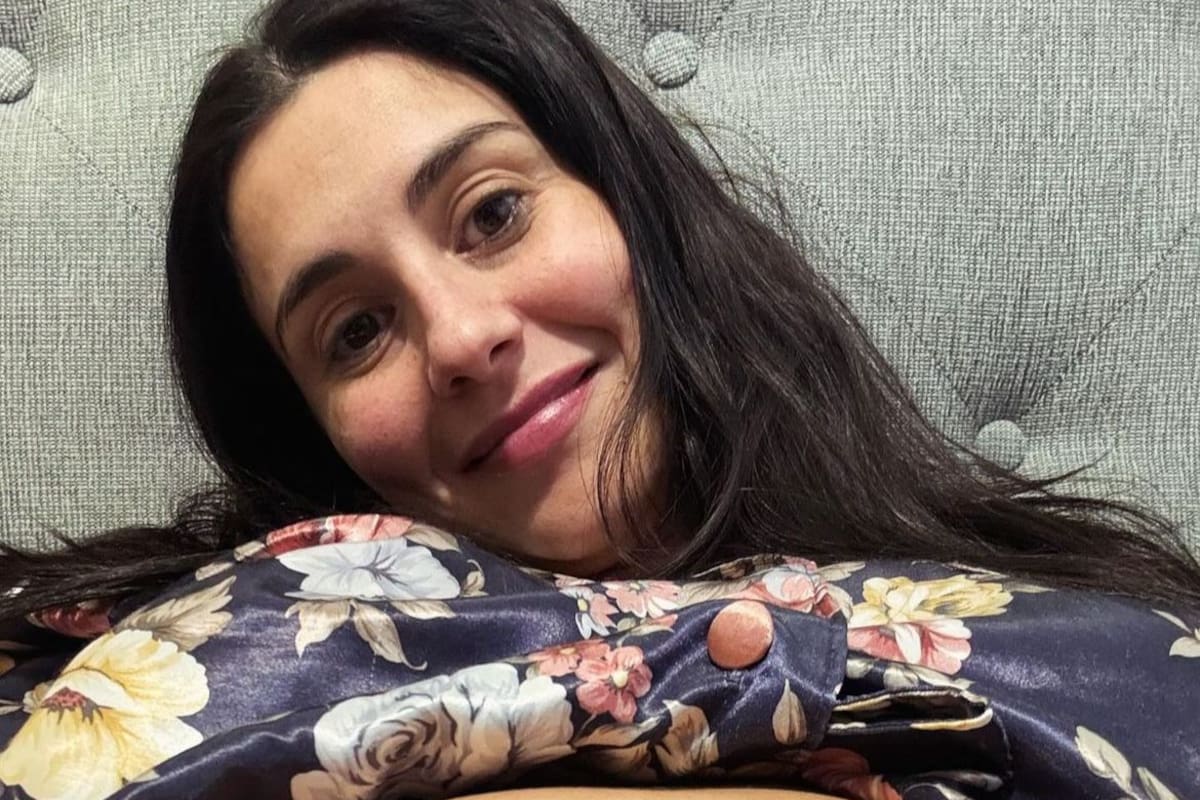 Marcela Pagano compartió una foto de su embarazo.
