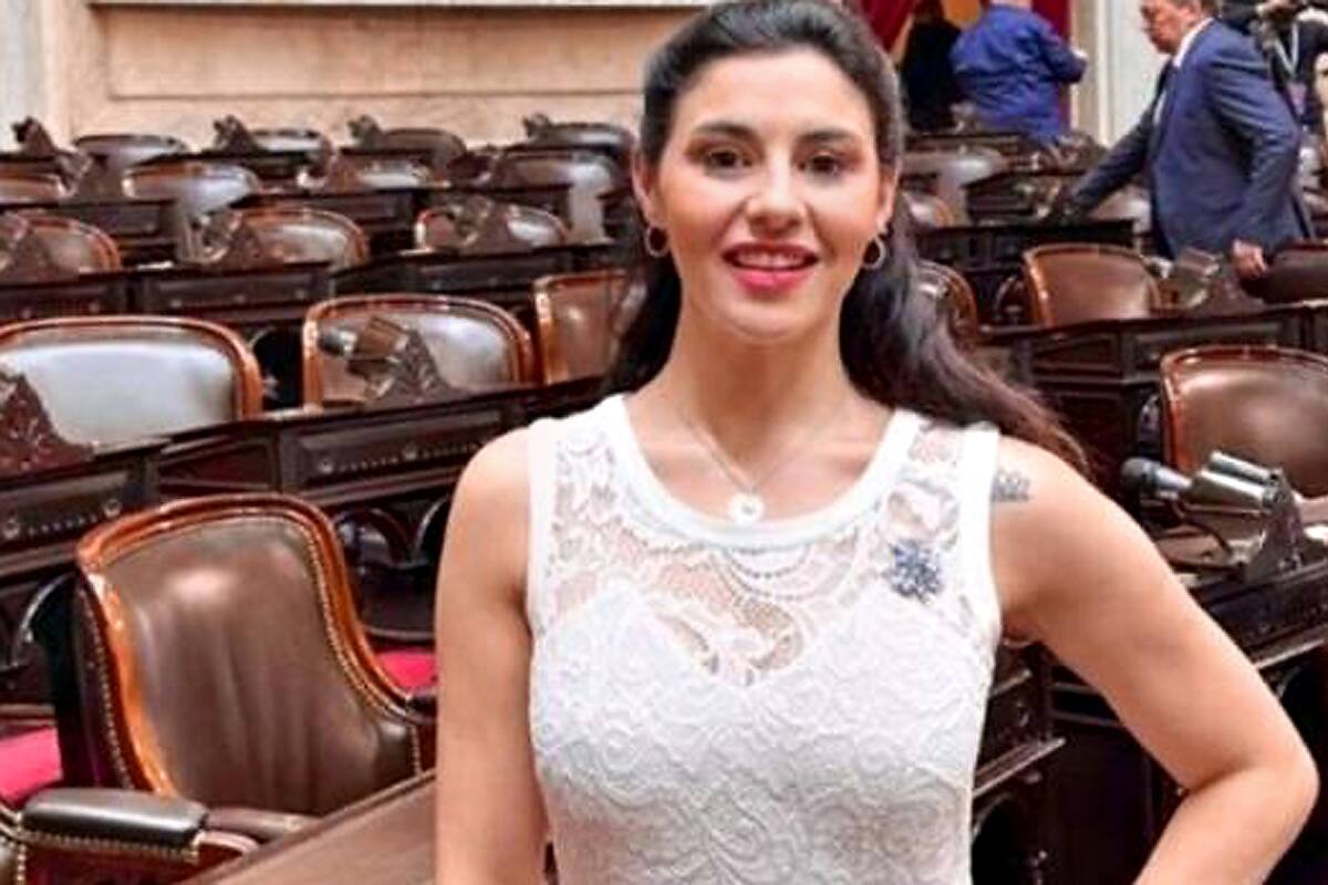 Marcela Pagano en la Cámara de Diputados