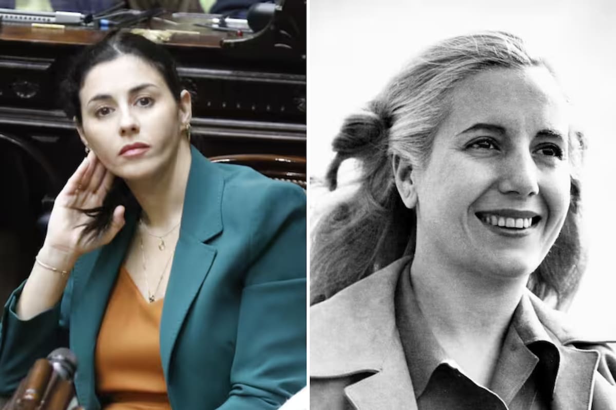 Marcela Pagano le hizo un homenaje a Eva Perón