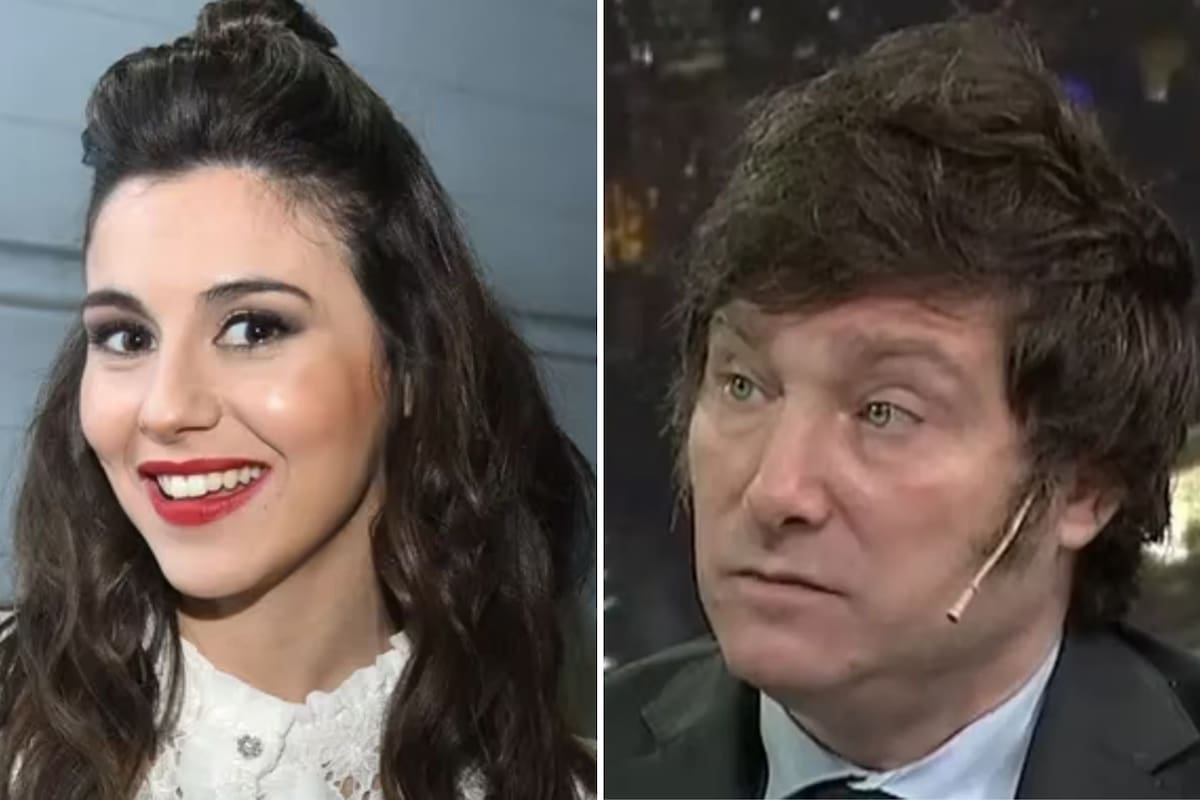 Marcela Pagano y Javier Milei