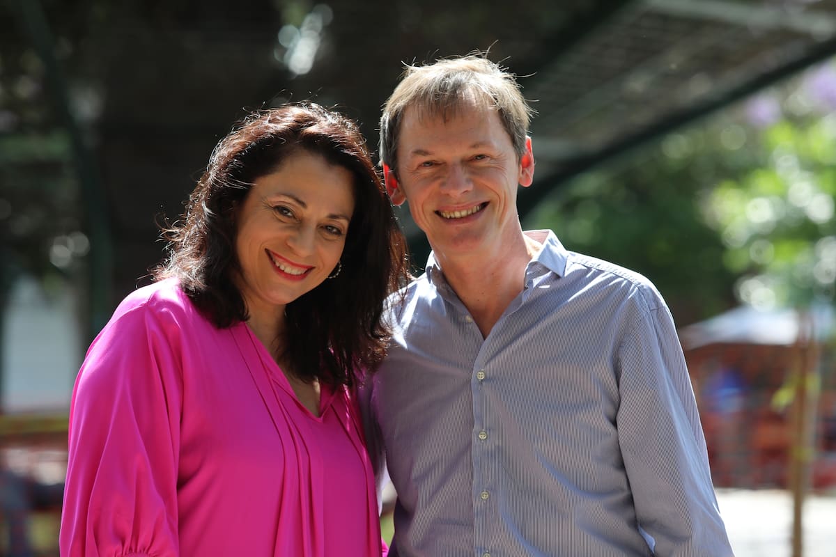 Marcela Roggeri y Francois Chaplin