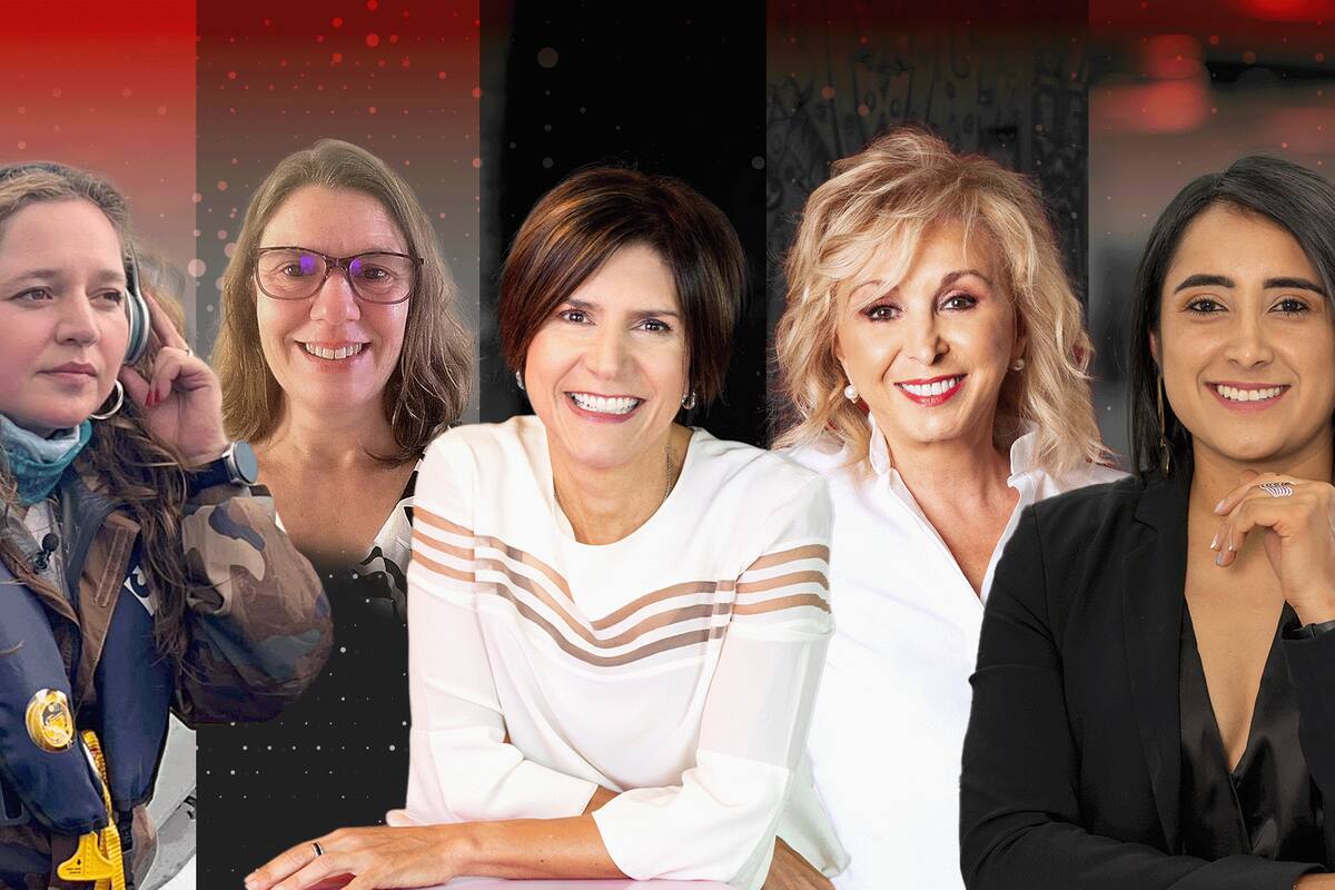 Marcela Ruíz, Lucía Policastro, Adriana Noreña, Blanca Treviño y Jennifer Samaniego. (Diseño de la imagen: Daniel Arce)