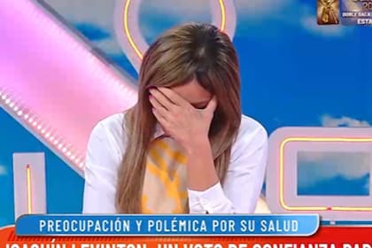 Marcela Tauro se tentó en vivo y tuvo que explicar el motivo (Foto: captura de TV)