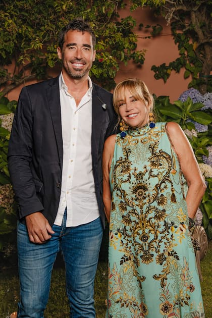 Marcela Tinayre estuvo acompañada por su hijo, Nacho Viale.