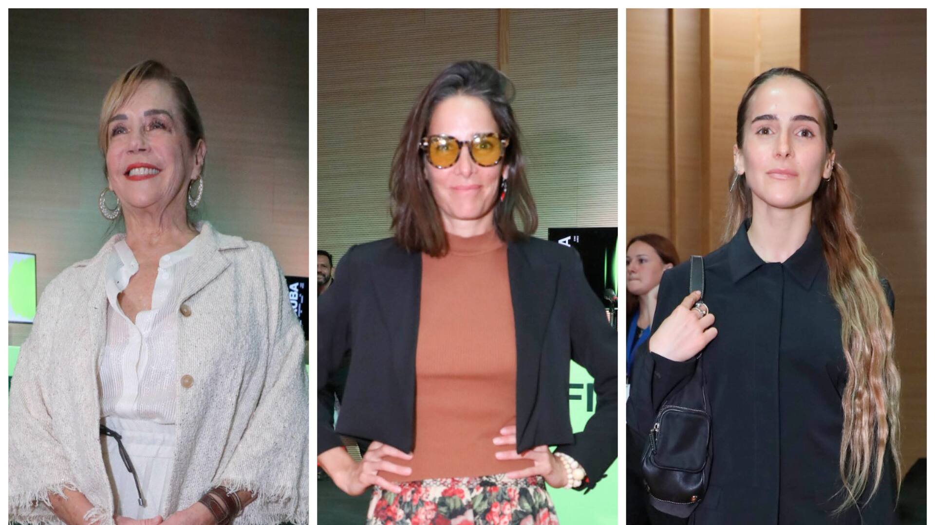 Marcela Tinayre, Juana Viale y Ámbar de Benedictis