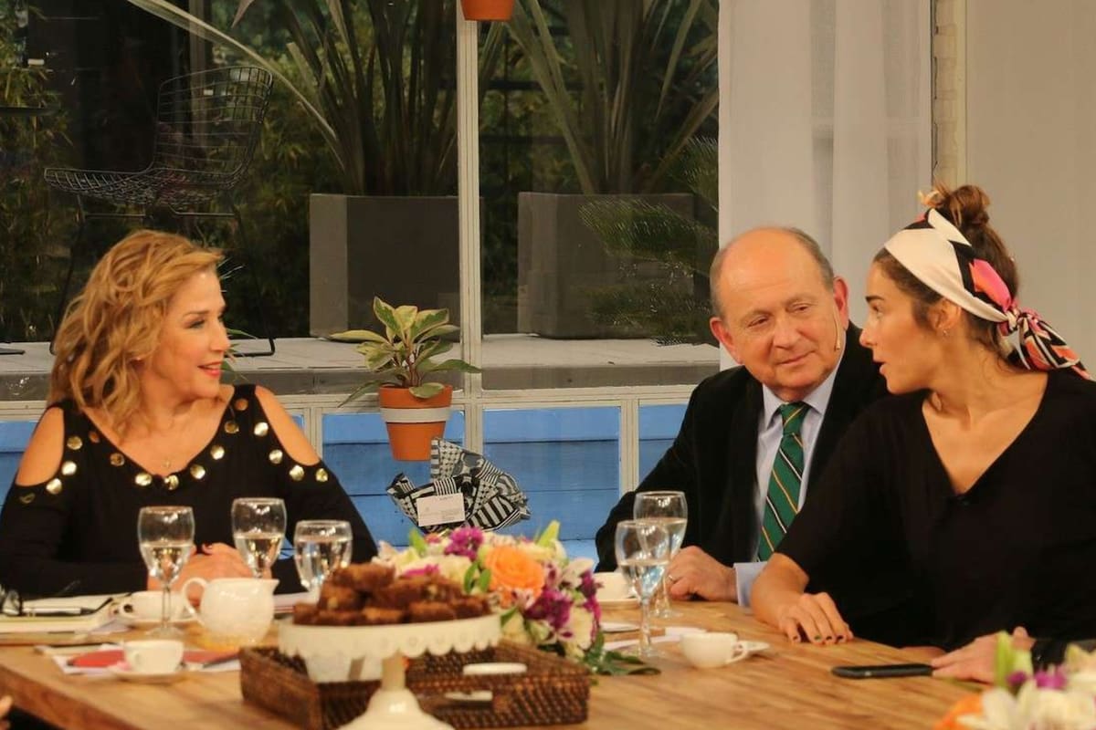 Marcela Tinayre junto a Chiche Gelblung y Juana Viale