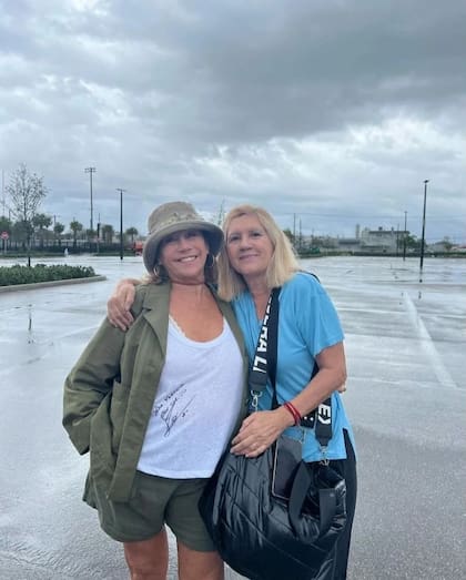Marcela Tinayre y Celia, la mamá de Messi, juntas