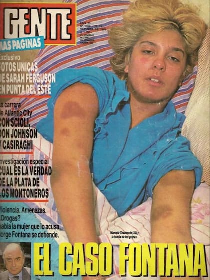 Marcela Tiraboschi en la tapa de la revista Gente