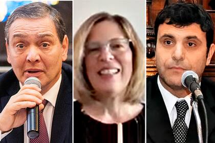 Marcelo Aguinsky, Paula Petazzi y Luis Armella