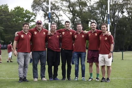 Marcelo Brandi, Marcos Ayerza, Martín Lanfranco, Lucas Marguery, Agustín Gosio, Gonzalo Gutiérrez Taboada y Alfredo Cordone: la conquista de Newman fue un éxito intergeneracional del club