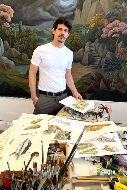 Marcelo Canevari, retomando las ilustraciones de su padre para volverlas libro