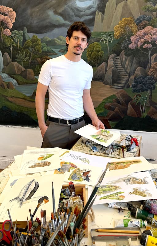 Los Canevari y una obra realizada en conjunto