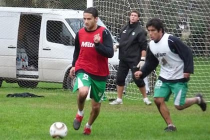 Marcelo Carrusca en su etapa como jugador de Banfield