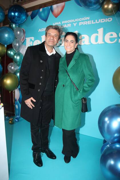 Marcelo de Bellis y su pareja, la productora Sol Grasso.