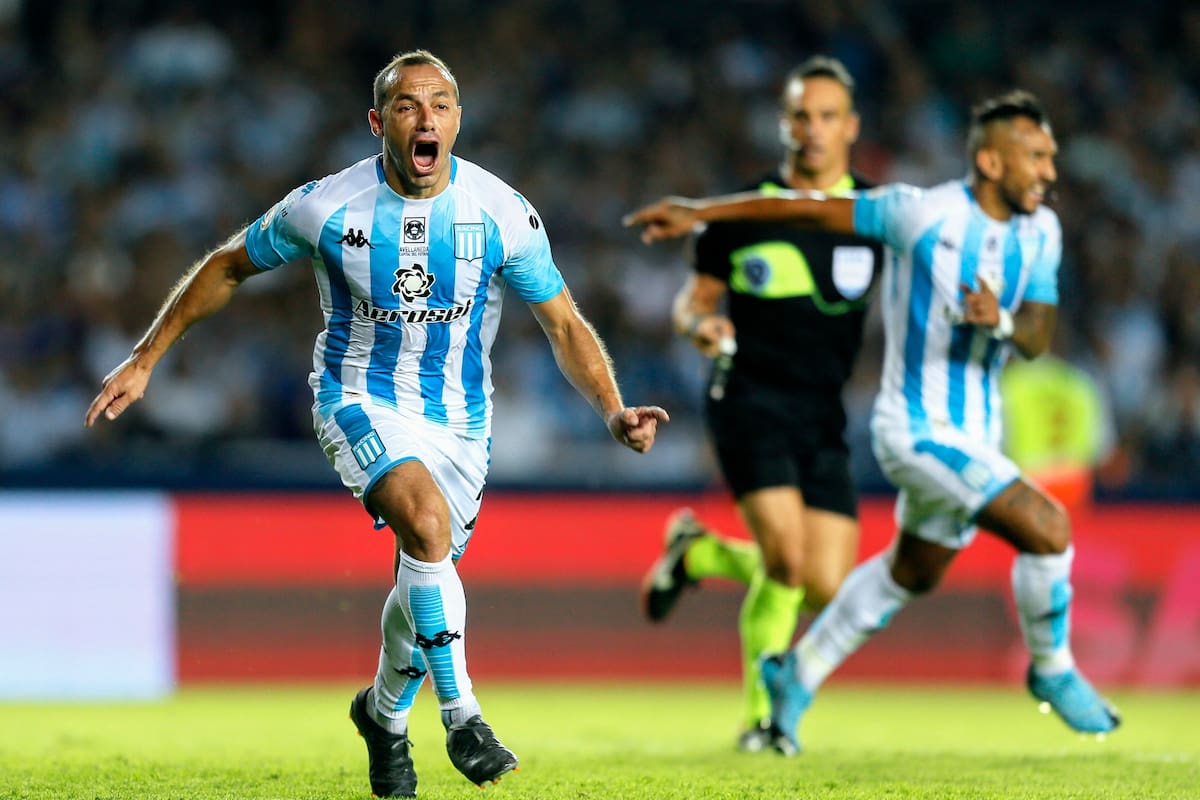Marcelo Díaz, autor de un gol que hizo explotar al Cilindro de Avellaneda