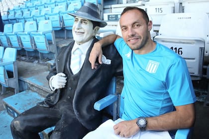 Marcelo Díaz, el conductor del Racing puntero