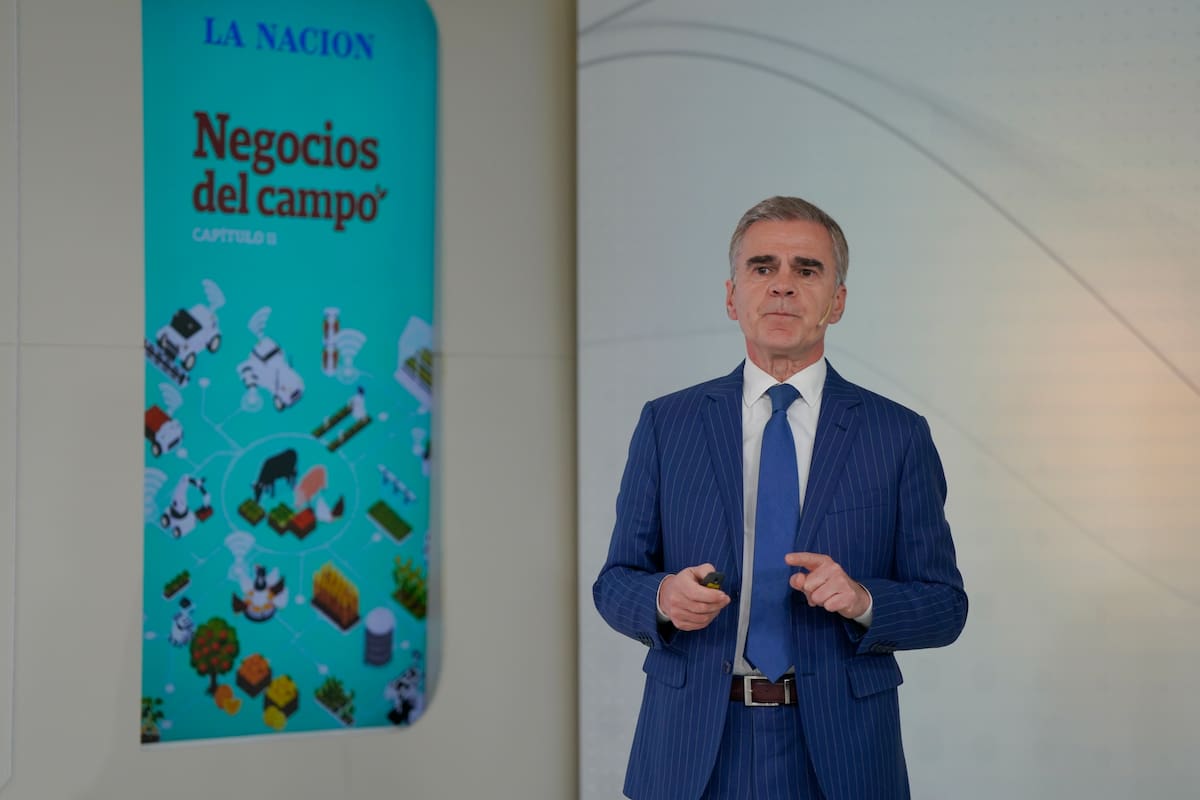 Marcelo Elizondo, de la International Chamber of Commerce, durante el encuentro Negocios del Campo organizado por LA NACION