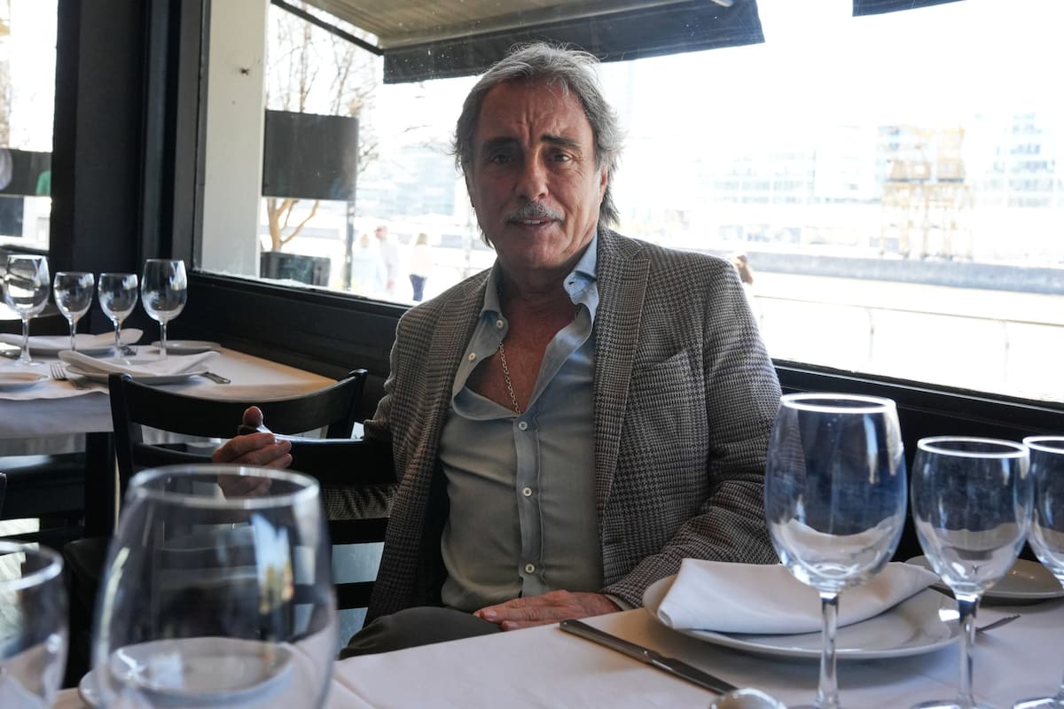Marcelo en su restaurante de Puerto Madero