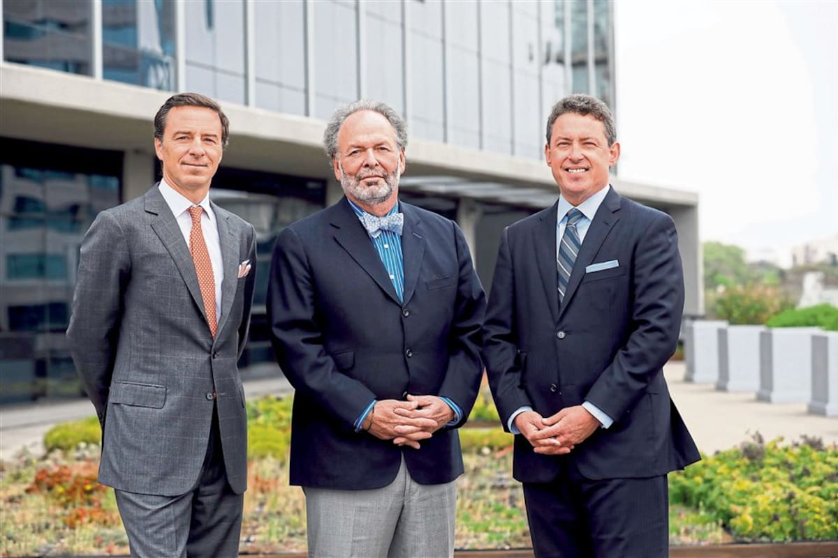 Marcelo Etchebarne, Roger Meltzer y Noah Mamet