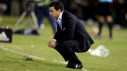 Marcelo Gallardo, en Asunción