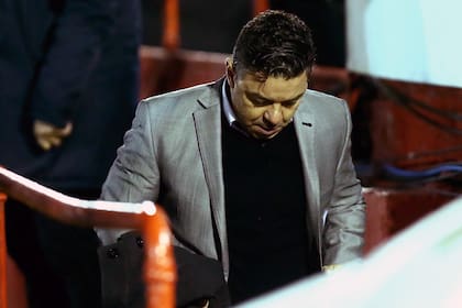 Marcelo Gallardo, en el Tomás A. Ducó