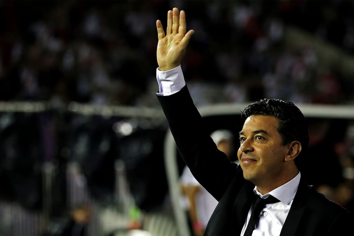 Marcelo Gallardo ganó su primer título en junio de 2012, en Nacional, de Montevideo; en junio de 2014 regresó a River y desató una revolución