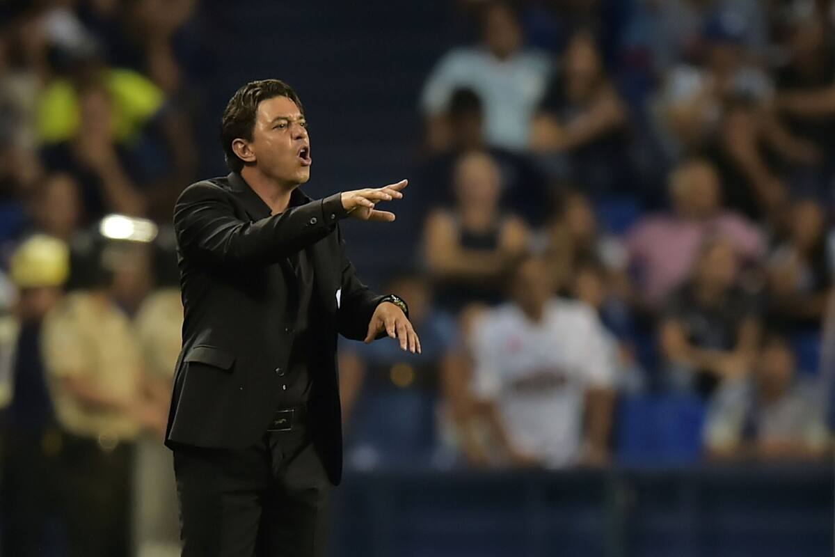 Marcelo Gallardo reconoció que River tuvo que aguantar en el segundo tiempo