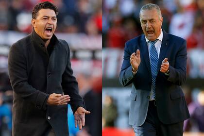 Marcelo Gallardo y Gustavo Alfaro