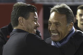 Russo y Gallardo: qué hacen durante la cuarentena los técnicos de Boca y River