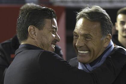 Marcelo Gallardo y Miguel Ángel Russo volverán a encontrarse el sábado próximo; esta vez, en la Bombonera