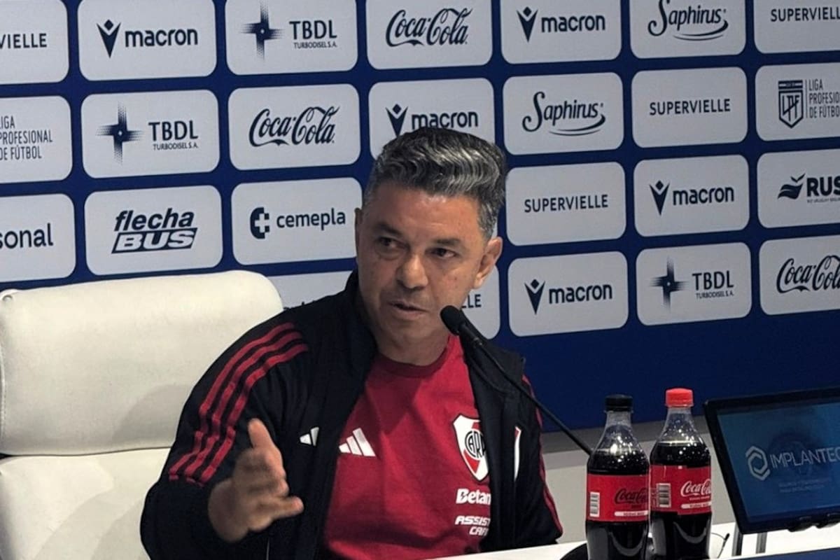 Marcelo Gallardo y un momento incómodo después del 0 a 0 de River con Vélez