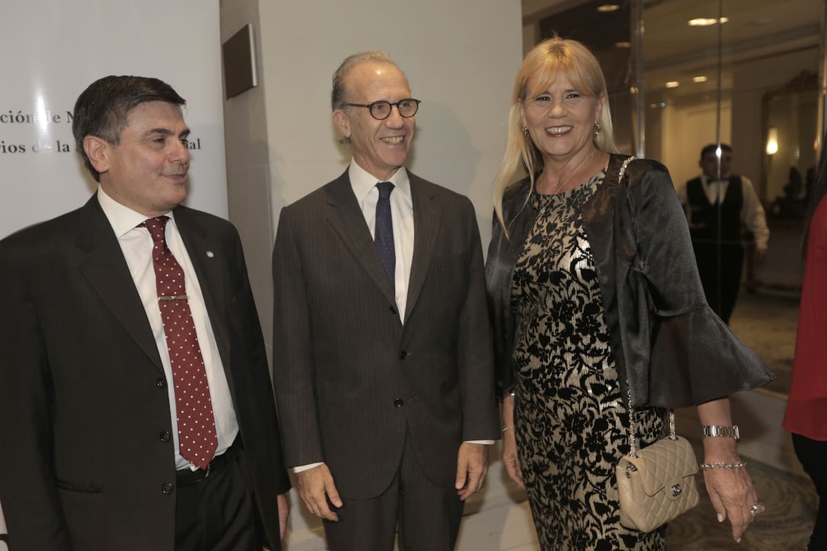 Marcelo Gallo Tagle, Carlos Rosenkrantz y Marcela Losardo, anoche
