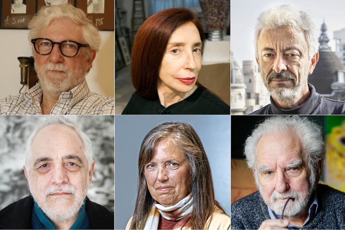 Marcelo Gioffré, Eduardo Stupía, Claudia Piñeiro, Carlos Gamerro, Pacho O'Donnell y Nora Iniesta