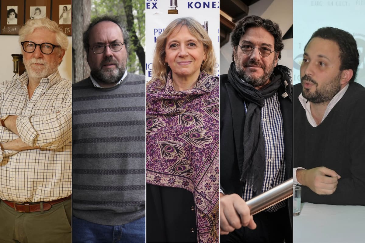 Marcelo Gioffré, Gerardo Aboy Carlés, Hinde Pomeraniec, Pablo Avelluto y Nicolás Dvoskin