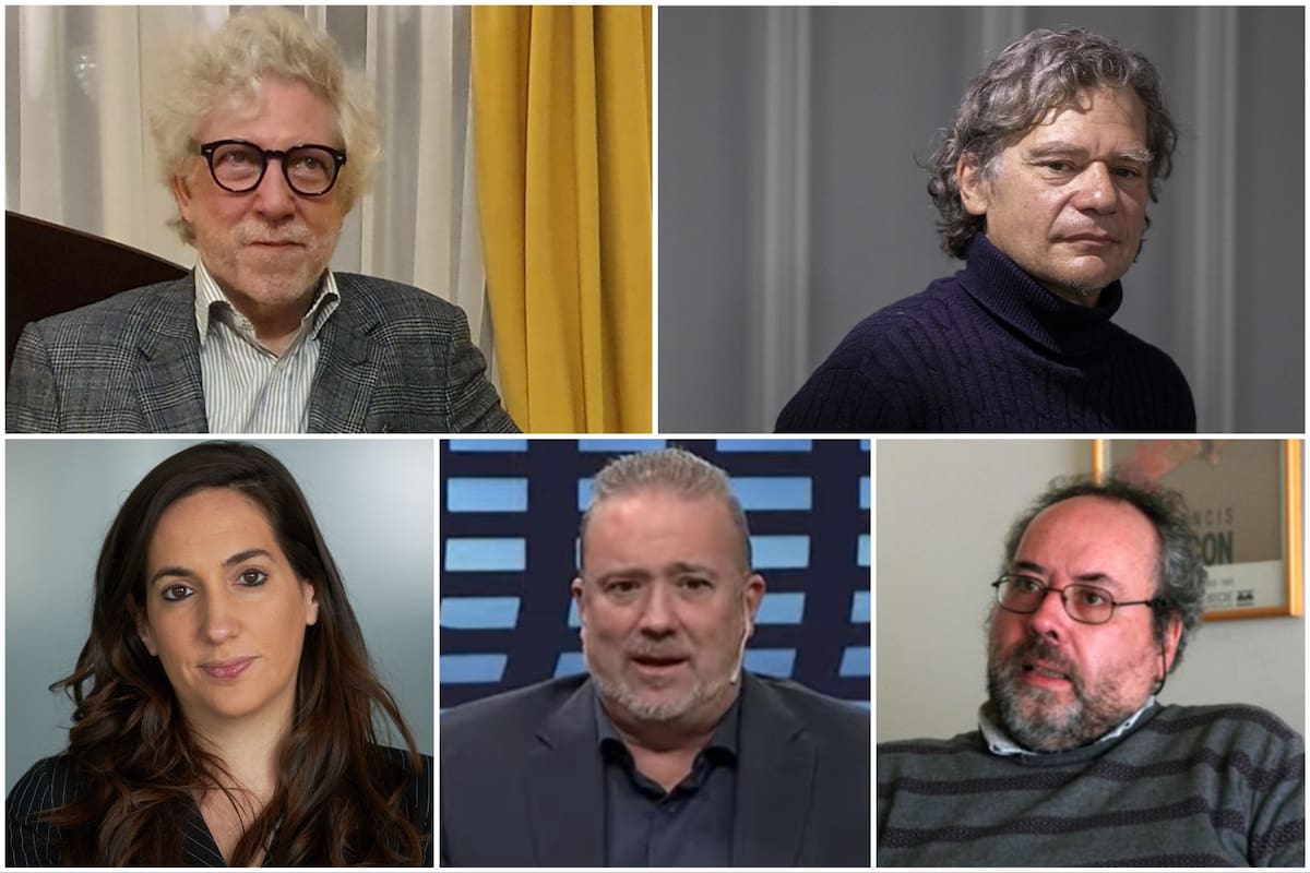 Marcelo Gioffré, Roberto Gargarella, Camila Perochena, Andrés Gil Domínguez y Gerardo Aboy Carlés