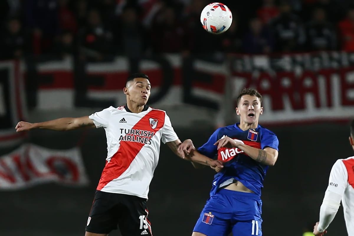 Marcelo Herrara y Facundo Colidio, protagonistas de un nuevo River vs. Tigre, por la Liga Profesional Argentina