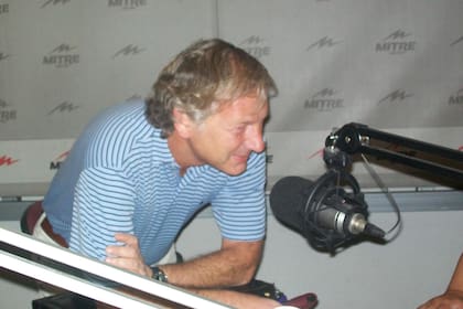 Marcelo Longobardi el 4 de enero de 2013, día de su debut en Radio Mitre