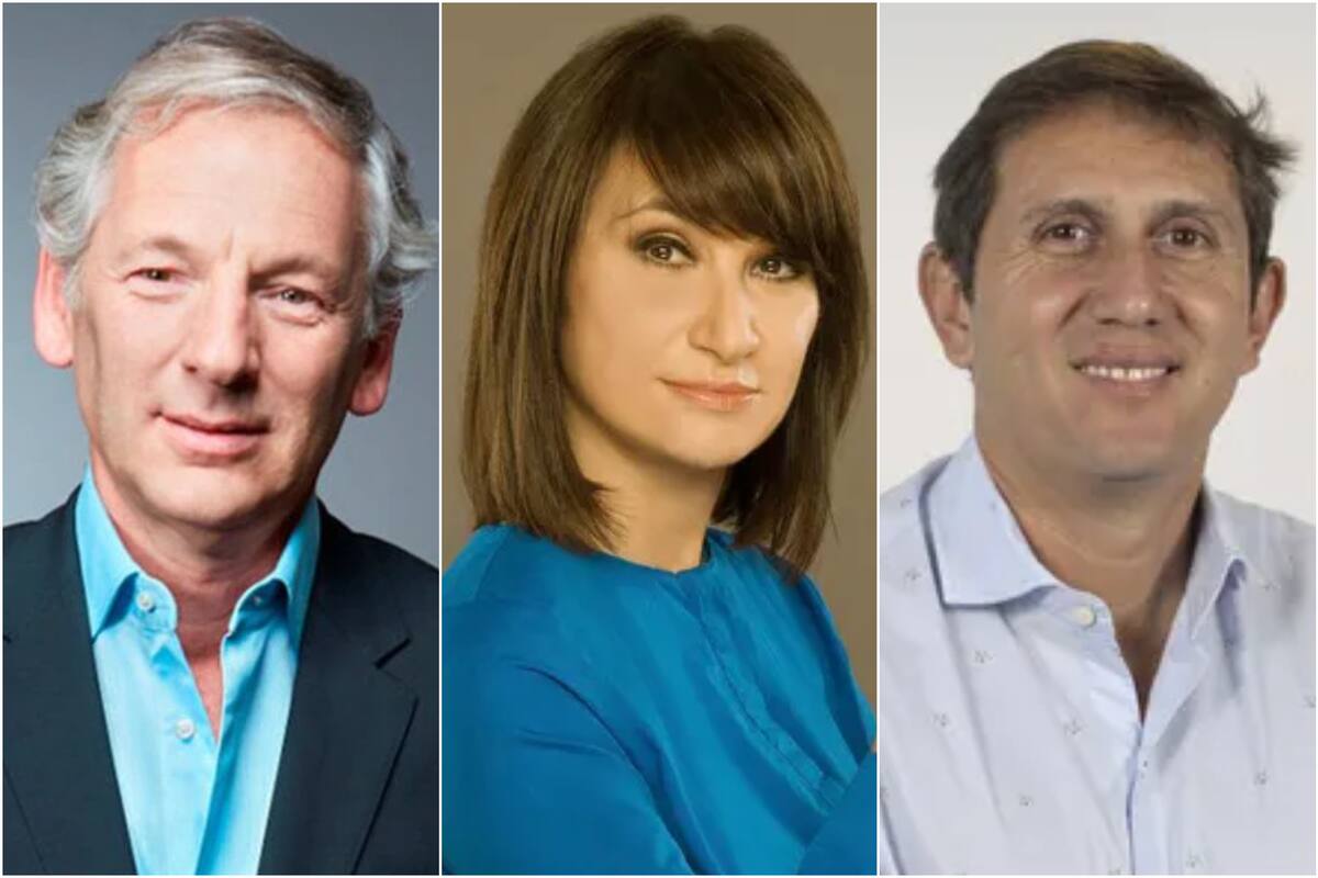 Marcelo Longobardi, María Laura Santillán y Juan Pablo Varsky, parte de la grilla de CNN Radio (Foto: Archivo)