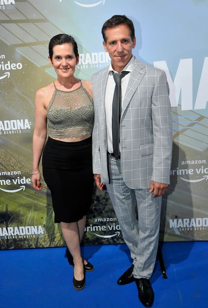 Marcelo Mazzarello y su pareja, la bailarina Flor Argento