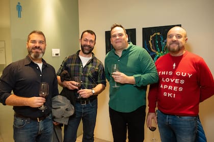 Marcelo Mendonça, Chema Perona, Andrés Paredes y Alberto Aguilera.