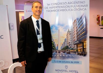 Marcelo Nahin, presidente y fundador de la Asociación Multidisciplinaria Argentina de Hipertensión Pulmonar Tromboembólica Crónica (AMAC)
