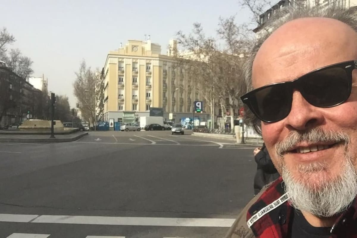 Marcelo Peralta en Madrid, donde residía desde 1996.