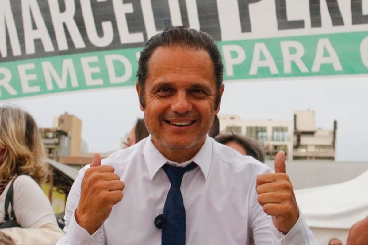 Marcelo Peretta, el candidato que increpó a Feinamann.
