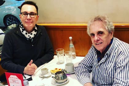 Marcelo Polino junto a Antonio Gasalla