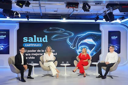 Marcelo Ponte (Merck), Carla Quiroga (LA NACION), Candelaria Alonso (AstraZeneca) y José De All (Medicus)