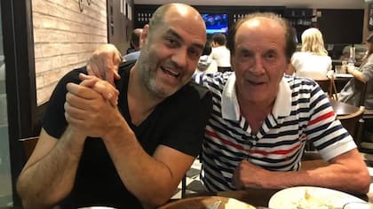 Marcelo Salomone junto a su padre Roberto
