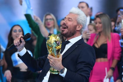 Marcelo Tinelli, anoche en su segundo programa Bailando 2023