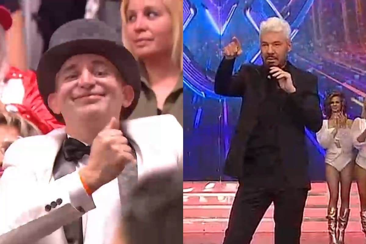 Marcelo Tinelli chicaneó a El Mago sin dientes en la apertura de El Bailando 2023