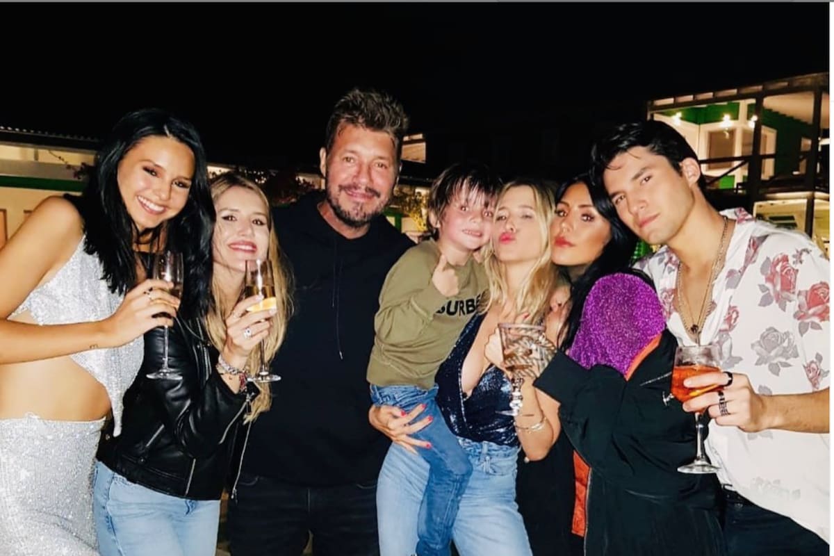 Marcelo Tinelli despidió el año con su familia